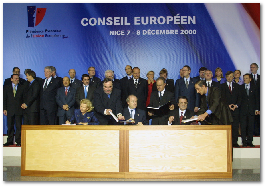 2000 7 e 8 dicembre Consiglio europeo di Nizza